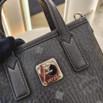MCM, Essential Crossbody Bag in Viseto, Mini, Black, Very Very  Good - Image 10