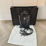 MCM, Essential Crossbody Bag in Viseto, Mini, Black, Very Very  Good - Image 24