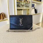 YSL, [YSL] Uptown Woc,  7.5", Black, Very Very  Good - Image 2