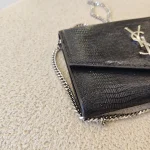 YSL, [YSL] Uptown Woc,  7.5", Black, Very Very  Good - Image 5