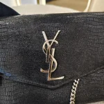 YSL, [YSL] Uptown Woc,  7.5", Black, Very Very  Good - Image 6