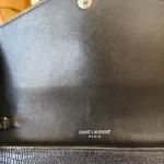 YSL, [YSL] Uptown Woc,  7.5", Black, Very Very  Good - Image 11