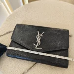YSL, [YSL] Uptown Woc,  7.5", Black, Very Very  Good - Image 14