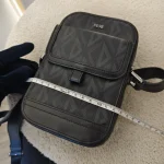 Dior, Dior Hit The Road Vertical Pouch, , Black, Very Very  Good - Image 16