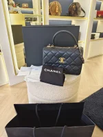 Chanel, Trendy CC Flap Bag with Top Handle, Small, Black, Very Very  Good - Image 2