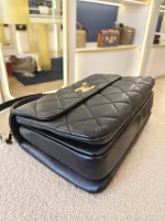 Chanel, Trendy CC Flap Bag with Top Handle, Small, Black, Very Very  Good - Image 10
