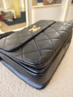 Chanel, Trendy CC Flap Bag with Top Handle, Small, Black, Very Very  Good - Image 11
