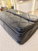 Chanel, Trendy CC Flap Bag with Top Handle, Small, Black, Very Very  Good - Image 13