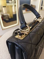 Chanel, Trendy CC Flap Bag with Top Handle, Small, Black, Very Very  Good - Image 20