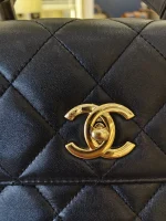 Chanel, Trendy CC Flap Bag with Top Handle, Small, Black, Very Very  Good - Image 22