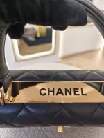 Chanel, Trendy CC Flap Bag with Top Handle, Small, Black, Very Very  Good - Image 23