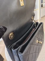 Chanel, Trendy CC Flap Bag with Top Handle, Small, Black, Very Very  Good - Image 29