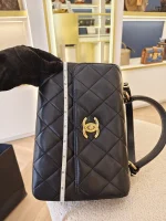 Chanel, Trendy CC Flap Bag with Top Handle, Small, Black, Very Very  Good - Image 40
