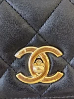 Chanel, Trendy CC Flap Bag with Top Handle, Small, Black, Very Very  Good - Image 42