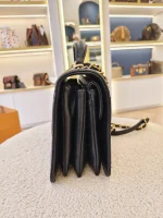 Chanel, 23B Mini Top Handle Flap Bag,  8", Black, Very Very  Good - Image 8