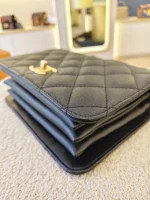 Chanel, 23B Mini Top Handle Flap Bag,  8", Black, Very Very  Good - Image 15