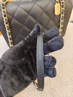 Chanel, 23B Mini Top Handle Flap Bag,  8", Black, Very Very  Good - Image 27