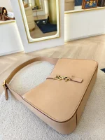 YSL, Le 5 A 7 Hobo Bag, , Beige, Very Good - Image 8