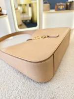 YSL, Le 5 A 7 Hobo Bag, , Beige, Very Good - Image 9
