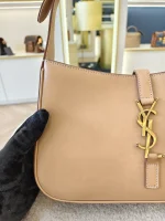 YSL, Le 5 A 7 Hobo Bag, , Beige, Very Good - Image 17