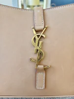 YSL, Le 5 A 7 Hobo Bag, , Beige, Very Good - Image 18