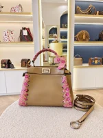 Fendi, Mini Peekaboo, Mini, Beige, Very Good - Image 2