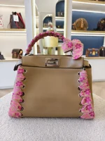 Fendi, Mini Peekaboo, Mini, Beige, Very Good - Image 4