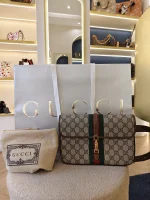Gucci, Gucci Jackie 1961 Belt Bag, , Beige, Like New - Image 2