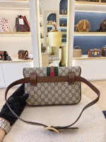 Gucci, Gucci Jackie 1961 Belt Bag, , Beige, Like New - Image 5