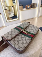 Gucci, Gucci Jackie 1961 Belt Bag, , Beige, Like New - Image 9