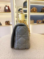 Dior, Caro Bag, Small, Gray, Very Very  Good - Image 8
