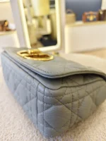 Dior, Caro Bag, Small, Gray, Very Very  Good - Image 13