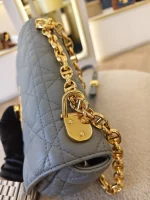 Dior, Caro Bag, Small, Gray, Very Very  Good - Image 16