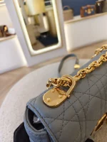 Dior, Caro Bag, Small, Gray, Very Very  Good - Image 17
