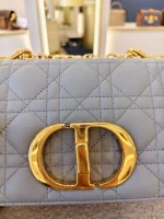 Dior, Caro Bag, Small, Gray, Very Very  Good - Image 18