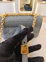 Dior, Caro Bag, Small, Gray, Very Very  Good - Image 34