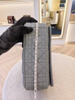 Dior, Caro Bag, Small, Gray, Very Very  Good - Image 40