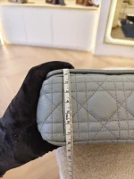 Dior, Caro Bag, Small, Gray, Very Very  Good - Image 41