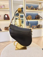 Dior, Saddle Bag, Medium, Black, Very Very  Good - Image 5