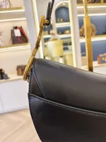 Dior, Saddle Bag, Medium, Black, Very Very  Good - Image 6