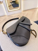 Dior, Saddle Bag, Medium, Black, Very Very  Good - Image 13