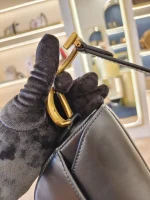 Dior, Saddle Bag, Medium, Black, Very Very  Good - Image 20