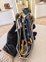 Dior, Saddle Bag, Medium, Black, Very Very  Good - Image 32