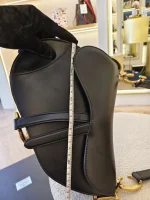 Dior, Saddle Bag, Medium, Black, Very Very  Good - Image 39