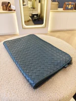Bottega Veneta, Intrecciato Clutch, , Blue, Very Very  Good - 图片 13