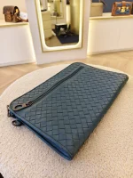 Bottega Veneta, Intrecciato Clutch, , Blue, Very Very  Good - 图片 15
