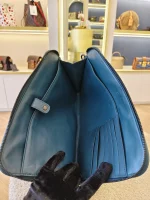 Bottega Veneta, Intrecciato Clutch, , Blue, Very Very  Good - 图片 26