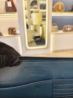 Bottega Veneta, Intrecciato Clutch, , Blue, Very Very  Good - 图片 27