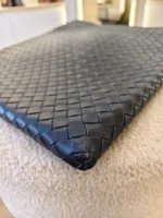 Bottega Veneta, Intrecciato Messenger Bag, Small, Navy Blue, Very Very  Good - Image 14