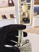 Prada, Crystal Embellished Satin Flat Mini Tote Bag, Mini, Green, Very Very  Good - Image 19